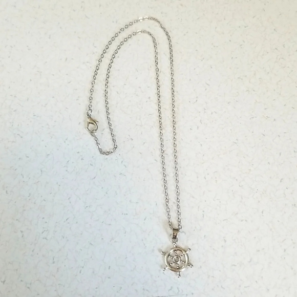 Silver Nautical Pendant Necklace - Picture 1 of 2